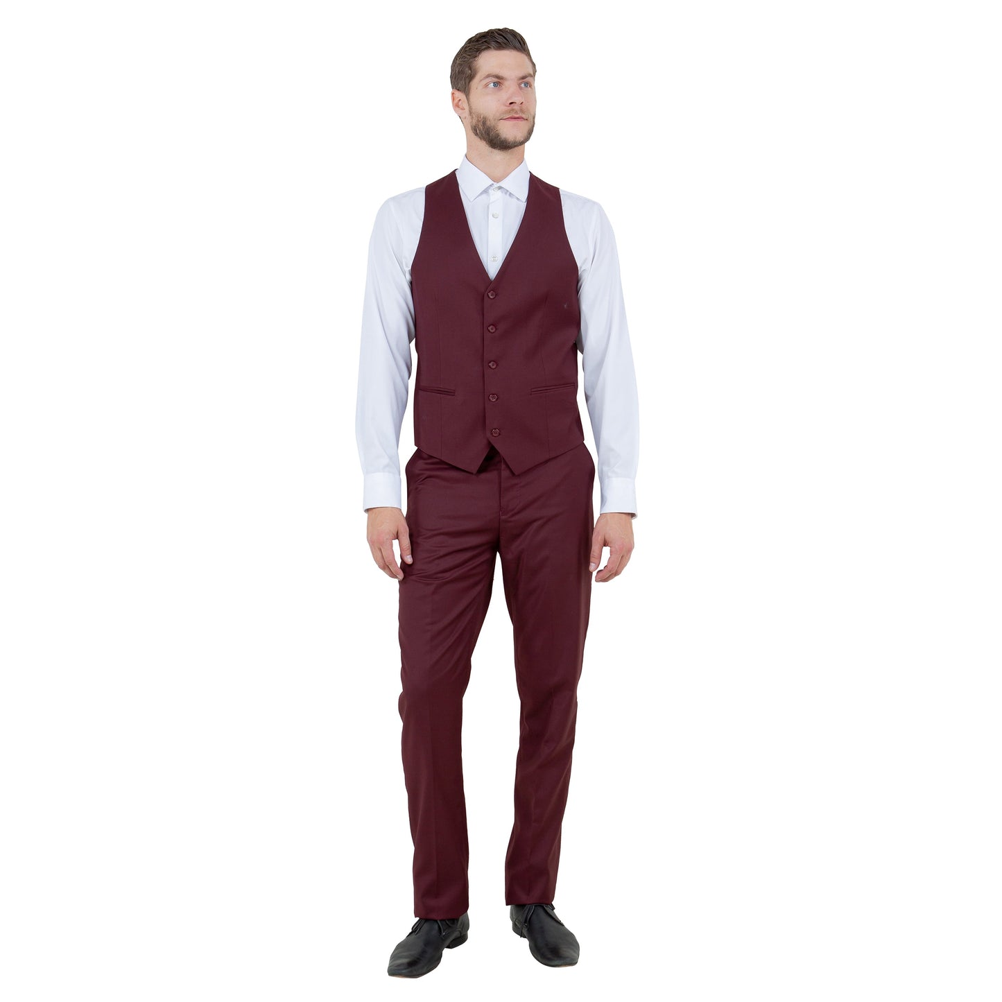 Men's Slim-Fit 3pc Suit, Notch Lapel