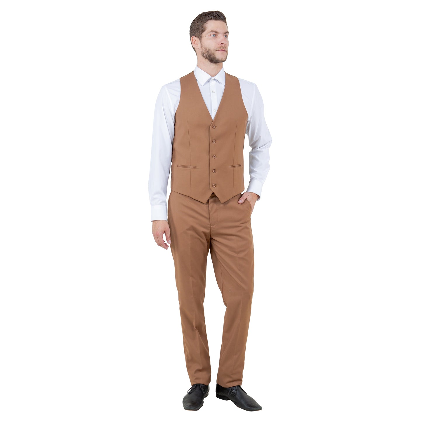 Men's Slim-Fit 3pc Suit, Notch Lapel