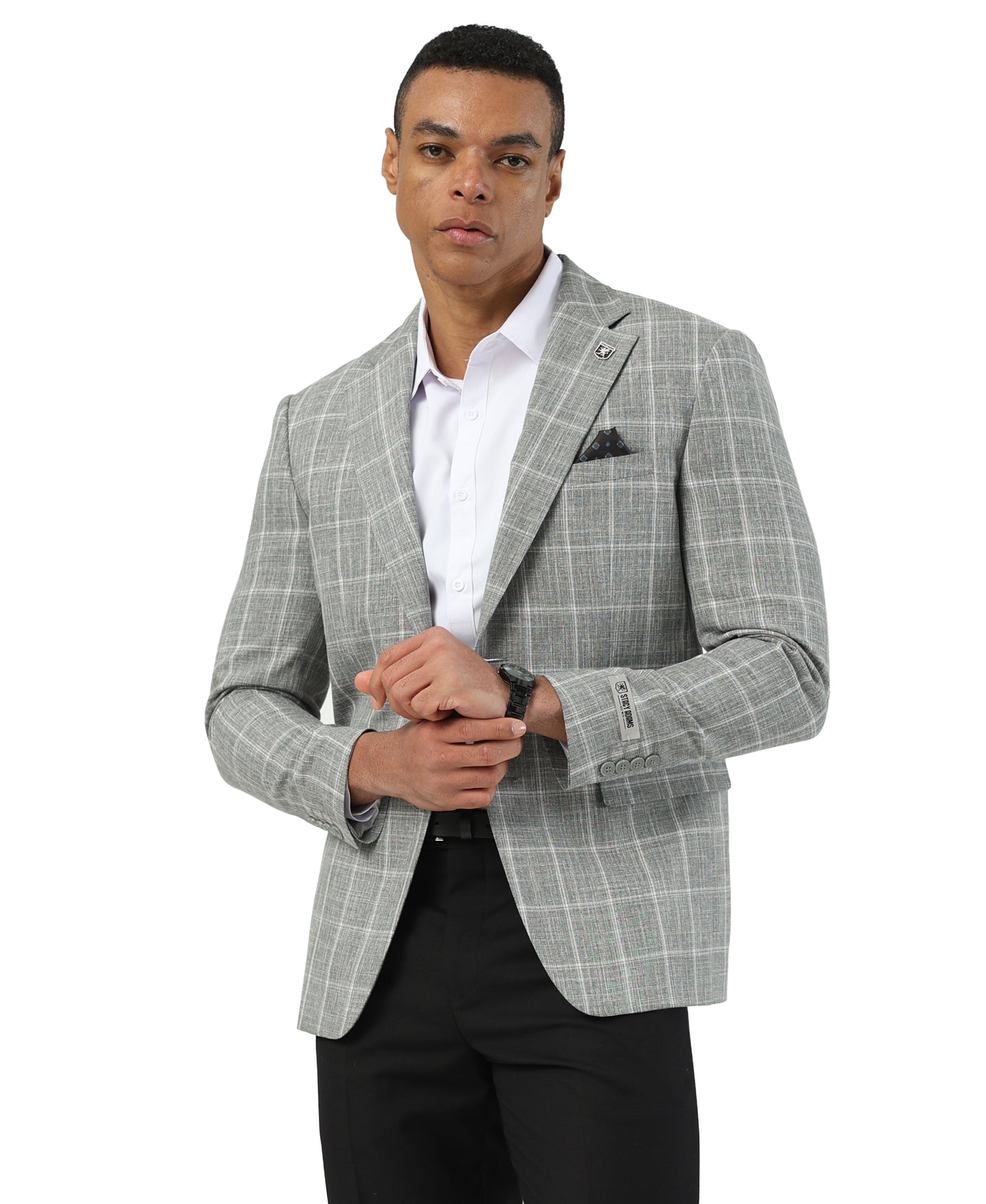 Mens-jacket Tweed Plaid by Stacy Adams
