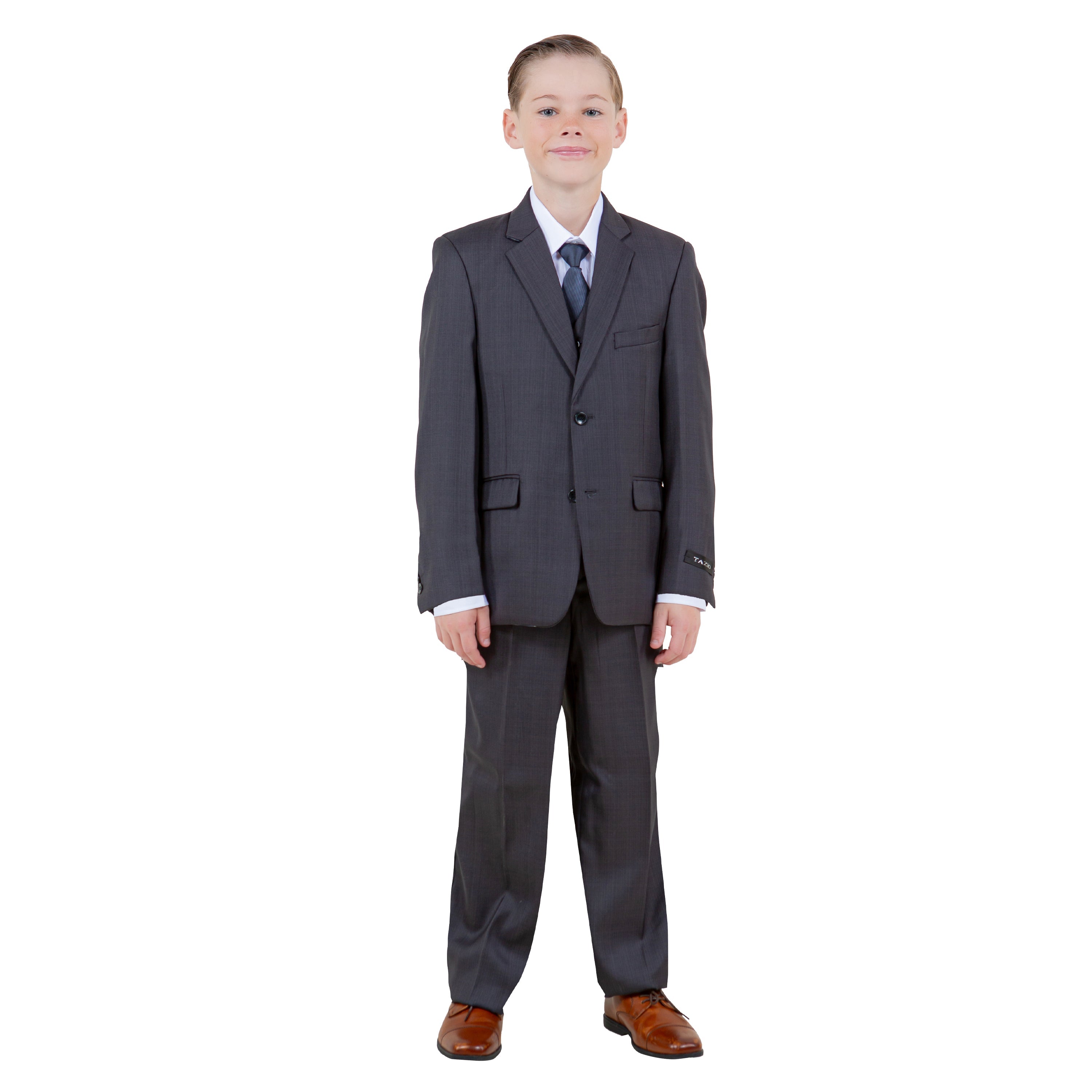 Tazzio Boy's 5pc Solid Suit