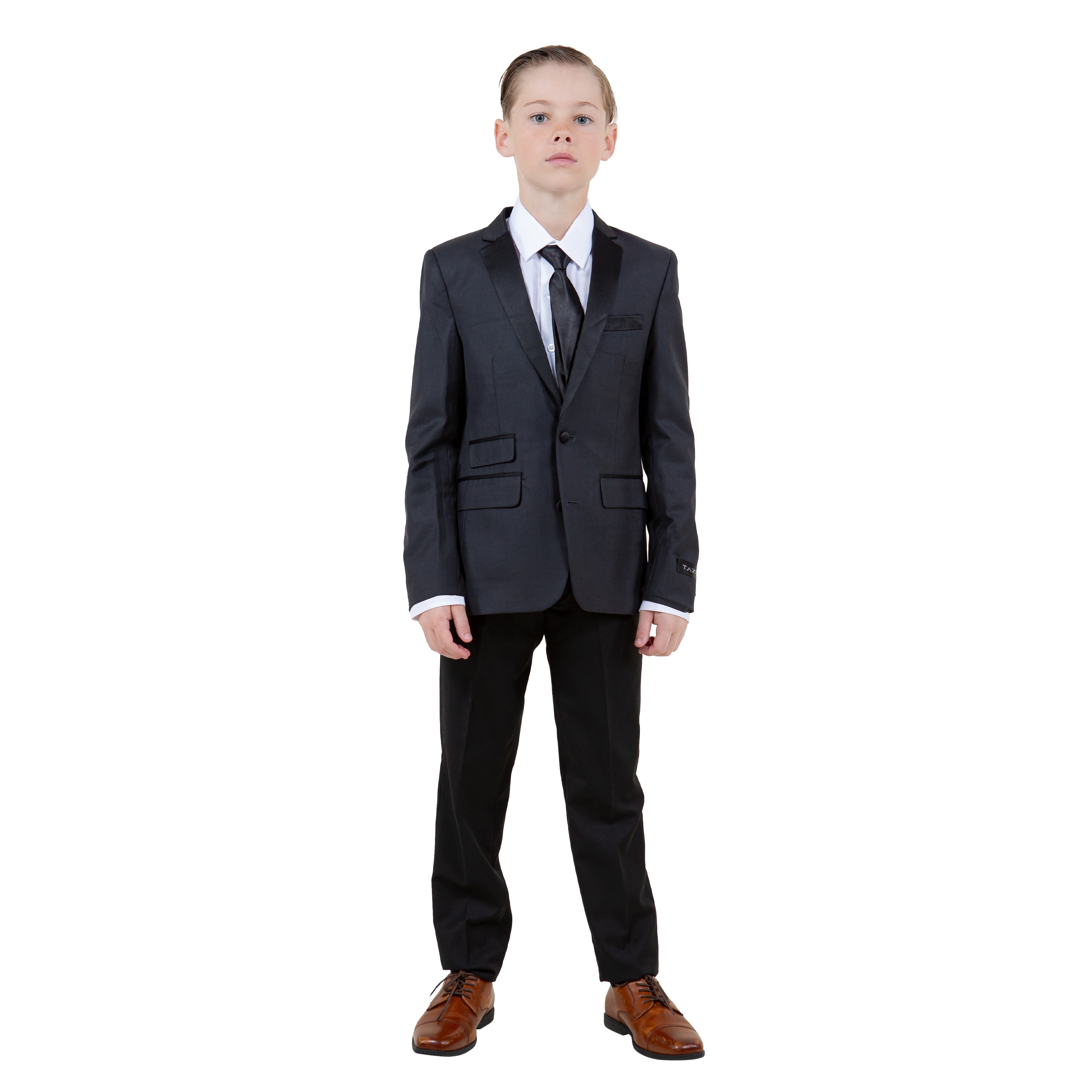 Tazzio Boy's 5pc Solid Suit
