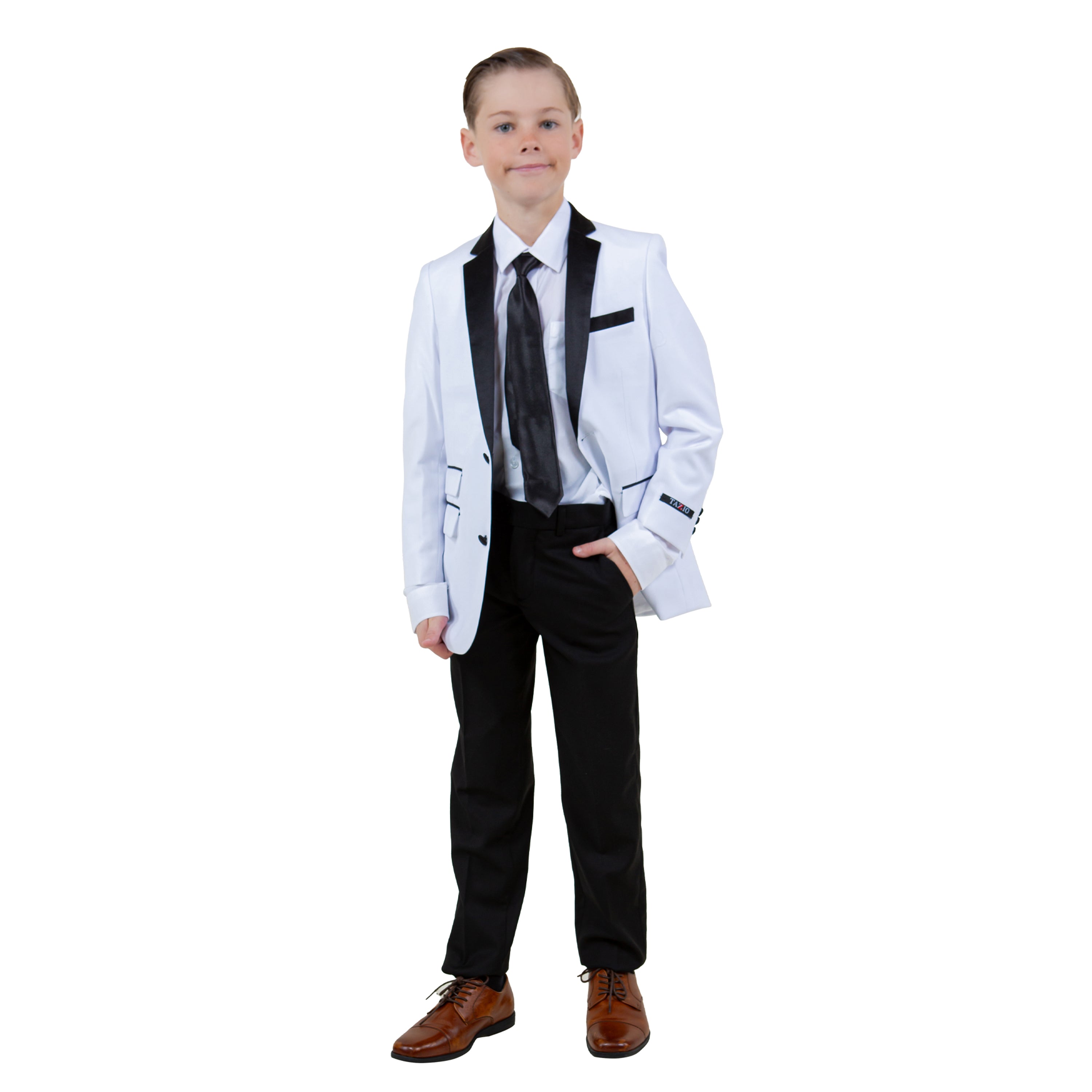 Tazzio Boy's 5pc Solid Suit