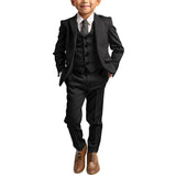 Solid Boys Suit Separates