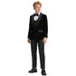 Big Boys 8-20 Christmas Deluxe Velvet 5-Piece Suit Set with Dress Shirt and Bowtie