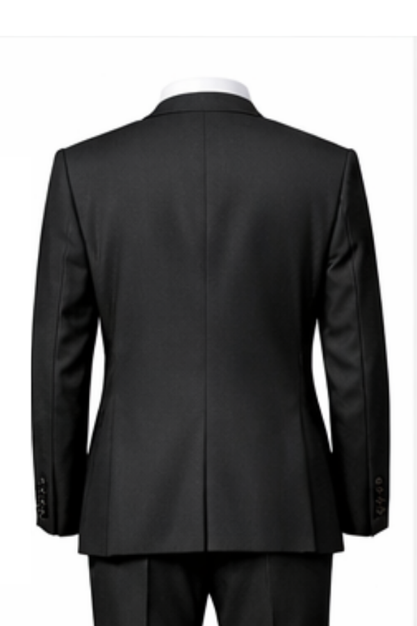 Barry's Black 3PC Suit - Regular Fit