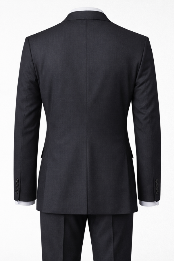 Barry's Charcoal 2PC Suit- Regular Fit