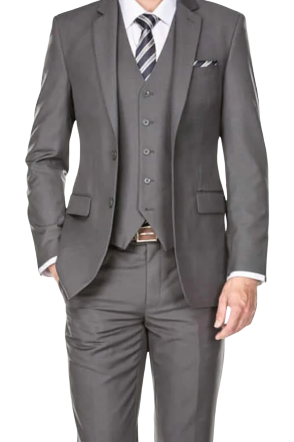 Barry's Charcoal Grey 3 Piece Suit