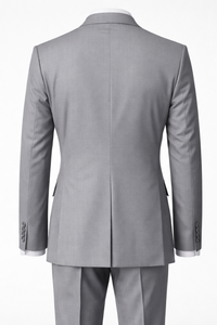 Barry's Light Grey 2PC Suit- Regular Fit