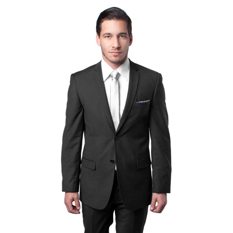 Charcoal  Slim Fit 2-PC Suits