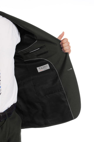 Charcoal  Slim Fit 2-PC Suits