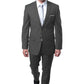 Grey  Slim Fit 2-PC Suits