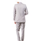 Lt Grey  Slim Fit 2-PC Suits