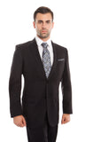 Navy Solid 2-PC Regular Modern Fit Suits