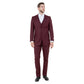 Men's Slim-Fit 3pc Suit, Notch Lapel
