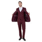 Men's Slim-Fit 3pc Suit, Notch Lapel