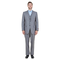 Men's Modern-Fit 3pc Sharkskin Suit Set