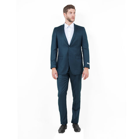 Men's 2pc Sharkskin Suit Slim-Fit