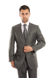 Green Slate Solid 2-PC Slim Fit Performance Stretch Suits