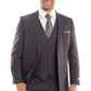 Gray 3-PC Slim Fit Stretch Suits