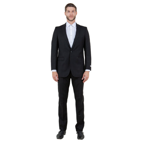 Men's 2pc Suit Slim-Fit w/ Pick Stitch