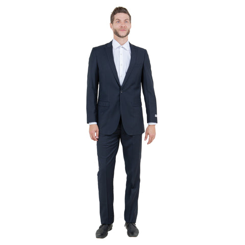 Men's 2pc Suit Slim-Fit w/ Pick Stitch