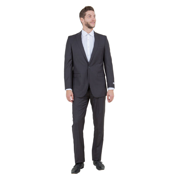 Men's 2pc Suit Slim-Fit w/ Pick Stitch