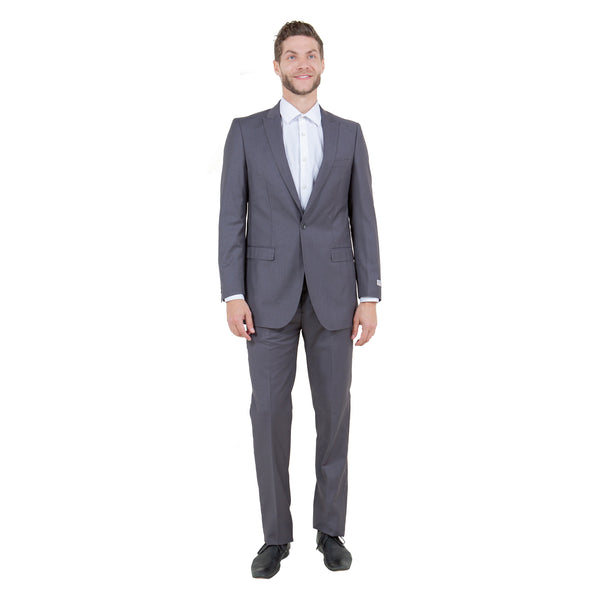 Men's 2pc Suit Slim-Fit w/ Pick Stitch