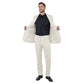 Off-White Solid 2-PC Slim Fit Performance Stretch Suits