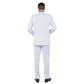 White Solid 2-PC Slim Fit Performance Stretch Suits