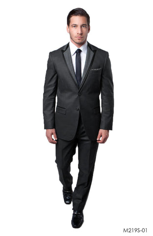 Charcoal / Black Suit For Men Formal Suits For All Ocassions