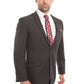 Dark Gray Textured 2-PC Slim Fit Performence Stretch Suits