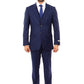 Dk. Blue Pinstripe tone on tone 3-PC Slim Fit Suits