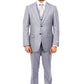 Lt. Blue Pinstripe tone on tone 3-PC Slim Fit Suits