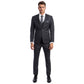 Men's Skinny-Fit Solid 3pc Suit