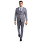 Men's Skinny-Fit Solid 3pc Suit