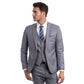 Men's Skinny-Fit Solid 3pc Suit