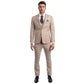 Men's Skinny-Fit Solid 3pc Suit