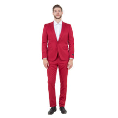 Men's Skinny-Fit 2pc Suit w/ Peak Lapel