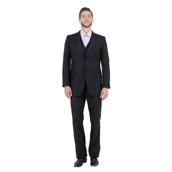 Men's Modern-Fit 3-Piece Suit Set w/ Jacket, Vest and Pants