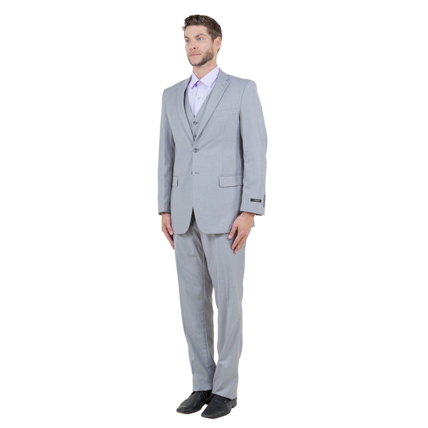 Men's Modern-Fit 3-Piece Suit Set w/ Jacket, Vest and Pants