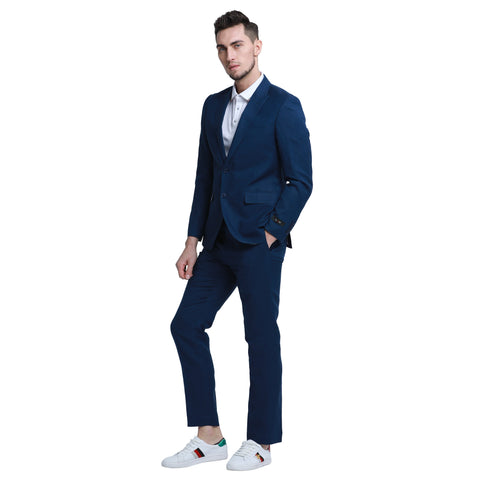 Men's Skinny Fit 2pc Linen Suit