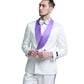 2 PC Satin Shawl Collar Suit