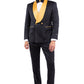2 PC Satin Shawl Collar Suit