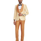 3 PC Pattern Shawl Lapel Double Breasted Vest Suit