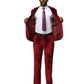 3 PC Solid Textured Peak Lapel Suit