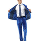 3 PC Solid Textured Peak Lapel Suit
