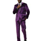 3 PC Solid Textured Peak Lapel Suit