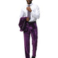 3 PC Solid Textured Peak Lapel Suit