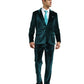 3 PC Solid Textured Peak Lapel Suit