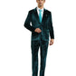 3 PC Solid Textured Peak Lapel Suit